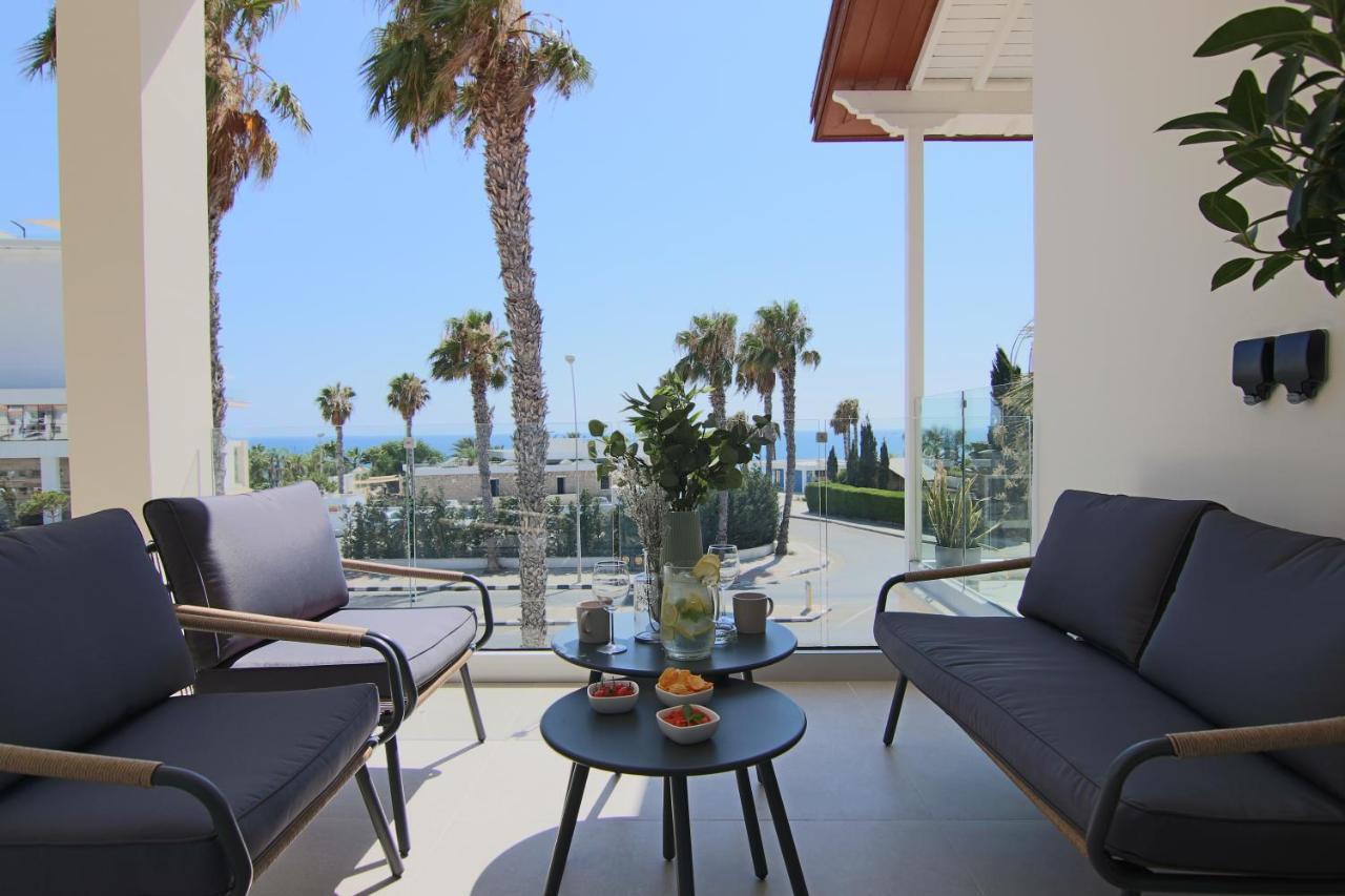 شقة Phaedrus Living: Seaview Luxury Flat Limnaria 151 بافوس المظهر الخارجي الصورة