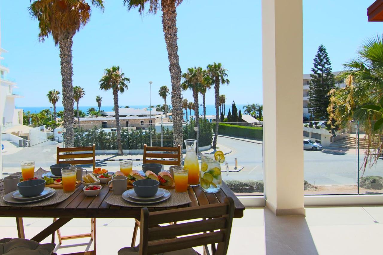 شقة Phaedrus Living: Seaview Luxury Flat Limnaria 151 بافوس المظهر الخارجي الصورة